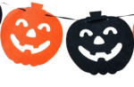 Pumpkin Party Decorations Felt Skeleton Decor Garland Kit Birthday Party Halloween Supplies, Halloween Skull Bannner Garland, Halloween Party Decor, Skull Banner - Image 2