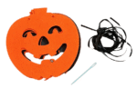Pumpkin Party Decorations Felt Skeleton Decor Garland Kit Birthday Party Halloween Supplies, Halloween Skull Bannner Garland, Halloween Party Decor, Skull Banner - Image 3