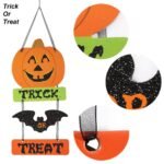 My Party Suppliers Halloween Decoration Hanging Hang tag Halloween Window Decoration Halloween Pumpkin Hanging Strips (Multi Color 1 pcs Randon Print) - Image 3