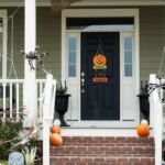 MPS My Party Suppliers 1 PCS Halloween Felt Hanging, Halloween Hanging Decorations- Happy Halloween Party Plate Banner Halloween Door Sign Felt Decoration, Front Door Decor Hanging Door Decoration Felt Party Wall - Image 5