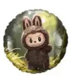 MPS MY PARTY SUPPLIERSĀ® Set of 5 Labubu Cartoon Foil Balloon Kids Party Cartoon Theme Monster Bunny Doll Plush Toy Birthday Gift Star Foil Balloon Foil Balloons for kids Birthday Decoration - Image 4