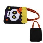 Halloween Skull Candy Halloween Goody Bags |Trick or Treat Halloween Candy Baskets| Pumpkin Treat Bag Trick Or Treat Halloween Basket Party Accessories Props Felt Fabric - Image 5