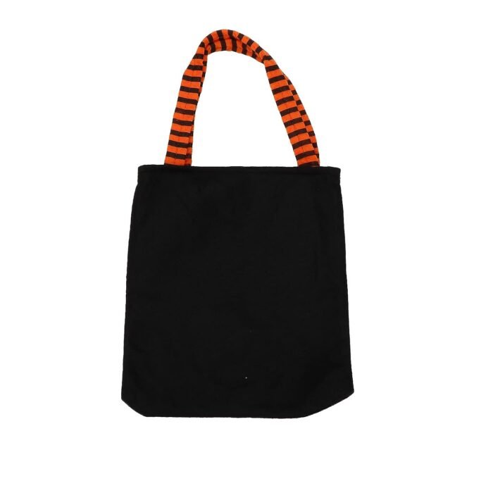 Halloween Skull Candy Halloween Goody Bags |Trick or Treat Halloween Candy Baskets| Pumpkin Treat Bag Trick Or Treat Halloween Basket Party Accessories Props Felt Fabric - Image 2