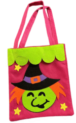 Halloween Witch Candy Basket Halloween Candy Bags |Trick or Treat Candy Baskets| Pumpkin Treat Bag Trick Or Treat Halloween Party Accessories Props Felt Fabric - Image 7