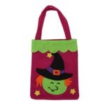 Halloween Witch Candy Basket Halloween Candy Bags |Trick or Treat Candy Baskets| Pumpkin Treat Bag Trick Or Treat Halloween Party Accessories Props Felt Fabric - Image 6