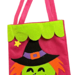 Halloween Witch Candy Basket Halloween Candy Bags |Trick or Treat Candy Baskets| Pumpkin Treat Bag Trick Or Treat Halloween Party Accessories Props Felt Fabric