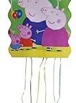MPS MY PARTY SUPPLIERS Pull String Pinata Superhero Theme Pinata/Goodies Bag, Khoi Bag, Party Pinata, Multicolor Pinata, Kids Themed Birthday Party Supplies (Pig Pinata)
