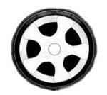 MPS My Party Suppliers Set of 5 Red Racing Car Foil Balloon, Sports Car Balloons for kids Party Decoration, Monster Car Tyre Foil Balloons, Car, Transportation Themed Birthday Party props - Image 3