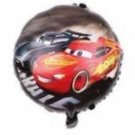 Set of 2 Car Round Balloons, McQueen Cars Balloon, racing car balloon, Transport Theme Balloon, Vehicle Balloon, Vehicles/Transportation Theme Balloon