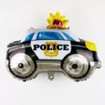 Set of 9 Police Car Themed Balloon Banquet For Kids Birthday Party, Welcome Baby Boy, Baby Shower, Naming Ceremony, Perfect For Backdrop Decoration, Party & Event Supplies - Image 2