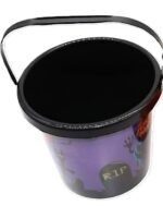 MPS My Party Suppliers 1 pc. Pumpkin Basket with Strap, Candy Jar, Pumpkin Candy Bucket/Basket Halloween Decor, Halloween Pumpkin Bucket Purple, Halloween Candy Basket for Kids, Halloween Decoration - Image 6