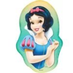 MPS MY PARTY SUPPLIERS® Set of 5 Princess Cutout Balloon with Green Heart Balloons and Round Princess Balloons, Princess theme foil Balloon Birthday and princess theme party, fairy theme balloons