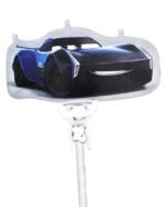 MPS My Party Suppliers 1pc Cars 3 Jackson Storm Car Foil Balloon, Dark Blue Car Balloons for kids Party Decoration, Car Shape Foil Balloon, Car, Transportation Theme, Baby shower decor - Image 2