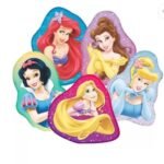 MPS MY PARTY SUPPLIERS® Set of 5 Princess Cutout Balloons, Princess Balloons, Princess theme foil Balloon Birthday and princess theme party, fairy theme balloons