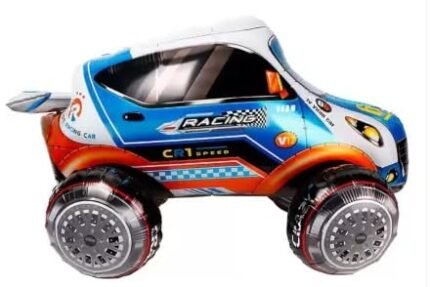 Self Standing 4D Racing Car Balloon, SUV racing police car, Transport Theme Balloon, Vehicle Balloon, Sport Car Theme Balloon, Vehicles, Transportation Theme Balloon
