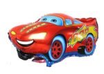 MPS My Party Suppliers Set of 5 Cars 3 Lightning McQueen Foil Balloon, Red Race Car Balloons for kids Party Decoration, Racing Car Shape Foil Balloon, Red heart balloons, Transportation Theme - Image 3