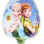 MPS MY PARTY SUPPLIERS® 1pc Princess foil Balloon, Princess themed party supplies, Princess foil Balloons, Princess Balloons for decoration, round balloons, Princess theme backdrop (blue 3)