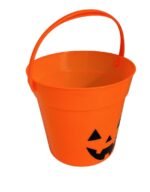 1 PCS Halloween Pumpkin Bucket Pumpkin Candy Holder Party Supplies for Decor Halloween Supplies Goody Candy Basket Halloween Candy for Kids Trick or Treat Candy Bucket with Handle - Image 3