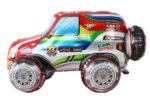 MPS My Party Suppliers 1pc Self standing Multicolor Car Foil Balloon for kids, Race Car Balloons for kids Party Decoration, Car Shape Party Foil Balloon, Car, Transportation Theme, Vehicle balloon - Image 3