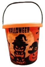 MPS My Party Suppliers 1 pc. Pumpkin Basket with Strap, Candy Jar, Pumpkin Candy Bucket/Basket Halloween Decor, Halloween Pumpkin Bucket Orange, Halloween Candy Basket for Kids, Halloween Decoration - Image 5