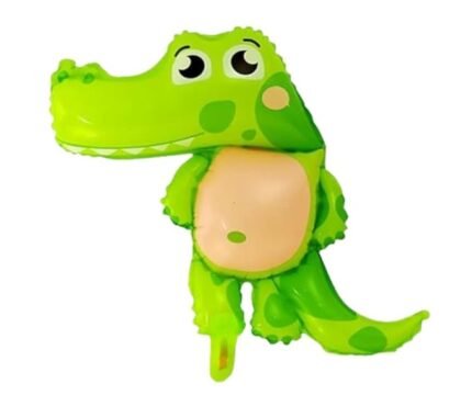 MPS My Party Suppliers foil balloon animals for kids, animal balloon decoration, safari animal foil balloon, jungle theme,farm animal foil balloons (green crocodile)