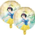 MPS MY PARTY SUPPLIERS® Set of 2 Round Princess theme foil Balloon Birthday and princess theme party, fairy theme balloons