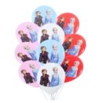 MPS My Party Suppliers 10pcs Frozen Theme latex Balloons for Birthday Decoration, Frozen Anna Elsa Theme Party, Balloons for girls Party Decoration, Cartoon latex Balloon, Frozen Princess Gift Ideas