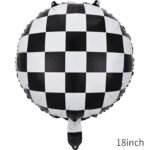 5pcs Motor Racing Foil Balloon Car Birthday Decor Boys Race Car Dirt Bike Hot Wheel Party Supplies Lightning Mcqueen Theme Racing Car Birthday Decoration - Image 2