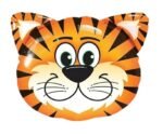 MPS MY PARTY SUPPLIERS® 21pcs combo set of Jungle Safari Animal Pattern Print Latex Balloons Tiger Stripes Lion Cow Wild Animals Print Balloons for Jungle Theme Birthday Decorations (tiger) - Image 4
