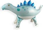 MPS MY PARTY SUPPLIERS® 1Pc Self-Standing Walking Animal Foil Balloon, Animal Balloon, Animals with Roller wheels balloons For Kids Birthday, animal jungle theme decor (blue green dinosaur 31*43inch)