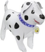 MPS MY PARTY SUPPLIERS® 2Pcs 4D Self Standing Dog Foil Balloon Dog Airwalker Walking Standing Pet Puppy Balloon For Party Supplies Birthday Decoration Animal Theme Birthday/Party Balloons For Children