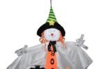 Cute Ghost Boo Scarecrow Doll Halloween Decoration Pumpkin Hanging Halloween Decoration for Car Home Door Window, Halloween Decoration, Halloween Decor for Home - Image 2