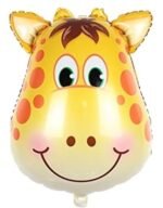 MPS MY PARTY SUPPLIERS® 21pcs combo set of Jungle Safari Animal Pattern Print Latex Balloons Tiger Stripes Lion Cow Wild Animals Print Balloons for Jungle Theme Birthday Decorations (giraffe) - Image 5