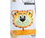 MPS MY PARTY SUPPLIERS® 21pcs combo set of Jungle Safari Animal Pattern Print Latex Balloons Tiger Stripes Lion Cow Wild Animals Print Balloons for Jungle Theme Birthday Decorations (tiger) - Image 5