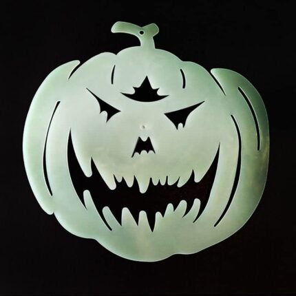 Halloween Decoration - Luminous Pumpkin Skeleton, Outdoor Crazy Scary Pumpkin Hanging Prop/Pumpkin Glow in The Dark Halloween Hangings/Glow in Dark Halloween Pumpkin Decoration
