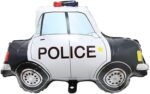 MPS MY PARTY SUPPLIERS® Set of 5 Police Car and tyres Foil Balloons, Police Patrol Car Foil Balloons, Silver star balloons, car balloon for Kids, vehicle transport truck theme, Cartoon Car Balloons - Image 6