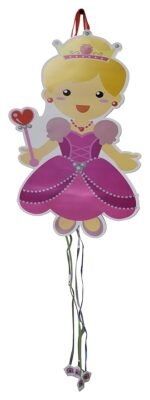Princess Theme Khoi Bag/New Born Princess Pinata,Party Pinata/Birthday Goodies Bag/Pull String Bag/Pull String Birthday Pinata/Princess Khoi Bag