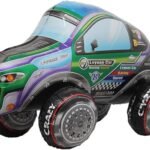 Self Standing 4D Racing Car Balloon, SUV racing police car, Transport Theme Balloon, Vehicle Balloon, Sport Car Theme Balloon, Vehicles, Transportation Theme Balloon