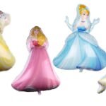 4 pcs large Princess Party Balloons Supplier Princess balloons for Kids Birthday Baby Shower Decorations