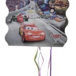 Racing Car Theme Khoi Bag/Happy Birthday Pull String Pinata For Birthday Party/Car theme Pinata/Birthday Goodies Bag/Pull String Bag/Transports Pull String Birthday Pinata