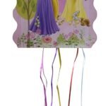 Three Princess Theme Khoi Bag/Princess Pinata,Party Pinata/Birthday Goodies Bag/Pull String Bag/Pull String Birthday Pinata/Princess Khoi Bag