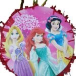MPS MY PARTY SUPPLIERS Pull String Pinata Superhero Theme Pinata/Goodies Bag, Khoi Bag, Party Pinata, Multicolor Pinata, Kids Themed Birthday Party Supplies (Pink Princess Pinata)