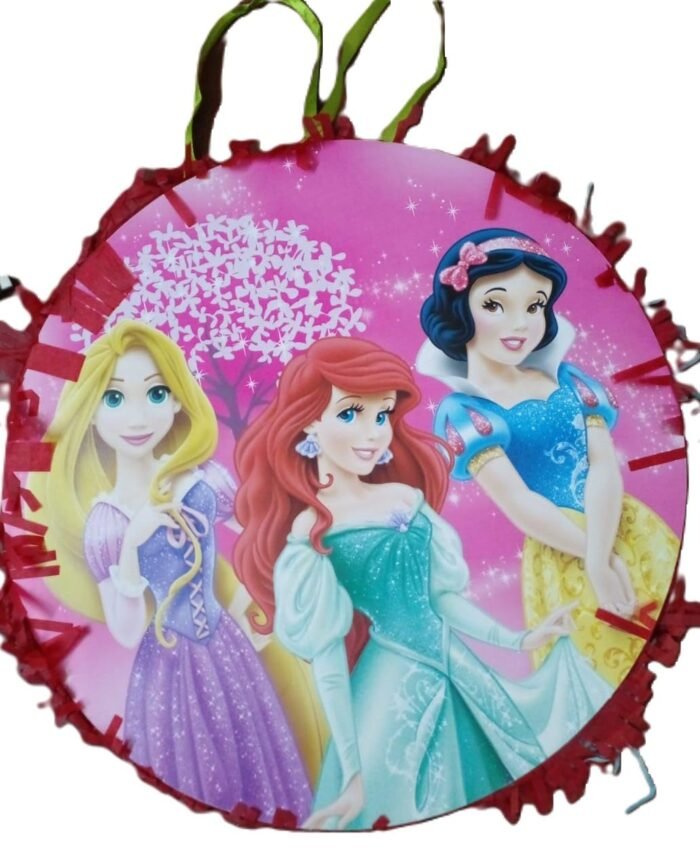 61bVBJVzK8L MPS MY PARTY SUPPLIERS Pull String Pinata Superhero Theme Pinata/Goodies Bag, Khoi Bag, Party Pinata, Multicolor Pinata, Kids Themed Birthday Party Supplies (Pink Princess Pinata) - Image 1