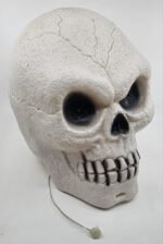 Halloween Luminous Big Skull Head Decoration Halloween Animated Skeletons Skull Ornaments Scary Halloween Costume for Halloween Interior Decoration Desktop Table Decoration - Image 2