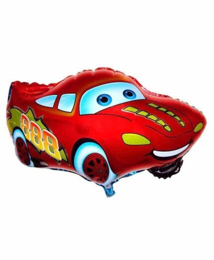 Set of 2 Red McQueen Car Foil Balloon/Racing Car Foil Balloon 24" Car balloon for Boys birthday party/Transport car ballons, Transport Theme Balloon, Car Theme Balloon