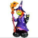 Witch Halloween Balloon,Halloween Balloon, Halloween Witch Balloon Decor, Halloween Decorations, Halloween Party Balloons, Halloween Photo Props Backdrop