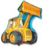 Construction Excavator Birthday Balloons for Party Decoration/Transport Theme Birthday Decoration/SchoolBus with Fire Truck Round Foil Balloon,Police car balllon round foil balloon - Image 3