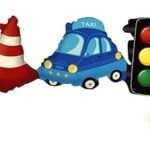 Car Balloon garland Party Decoration/Transport Theme Birthday Decoration/School Bus with Fire Truck Traffic light balloons, Construction balloon set