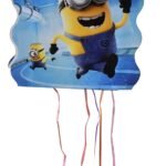 Birthday Pi®ata Pull String Pinata/Birthday Khoi Bag/Boys Theme Decoration/Cartoon Pinata/Pull String Loot Bag
