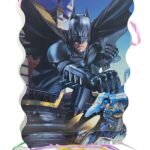 MPS MY PARTY SUPPLIERS Pull String Pinata Superhero Theme Pinata/Goodies Bag, Khoi Bag, Party Pinata, Multicolor Pinata, Kids Themed Birthday Party Supplies (Black Batman Pinata)
